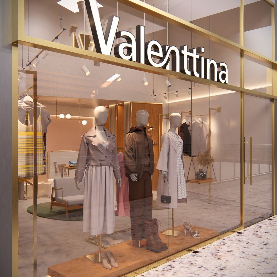Loja Valenttina - Fachada da loja Valenttina